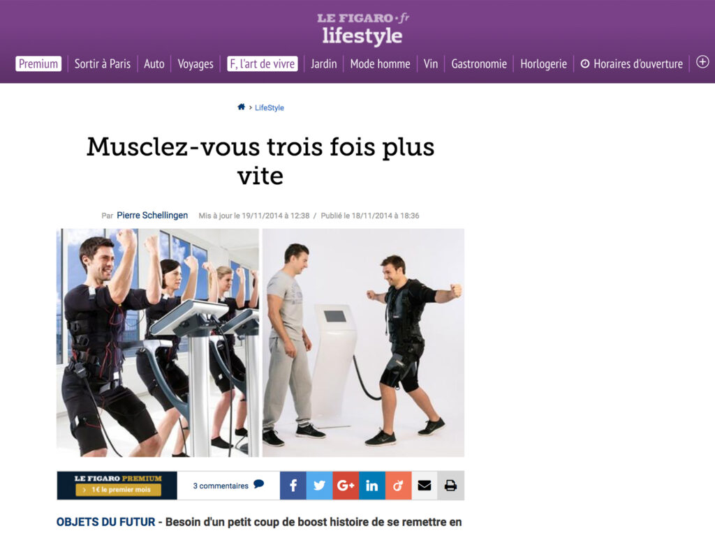 Monsieur Figaro encense BODYHIT